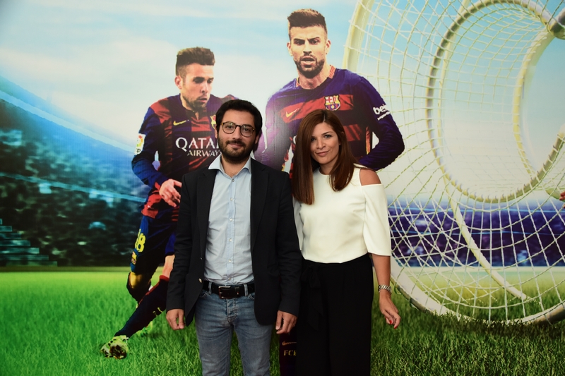 Gerard Pique,Sergio Busquets & Jordi Alba at CCBe
